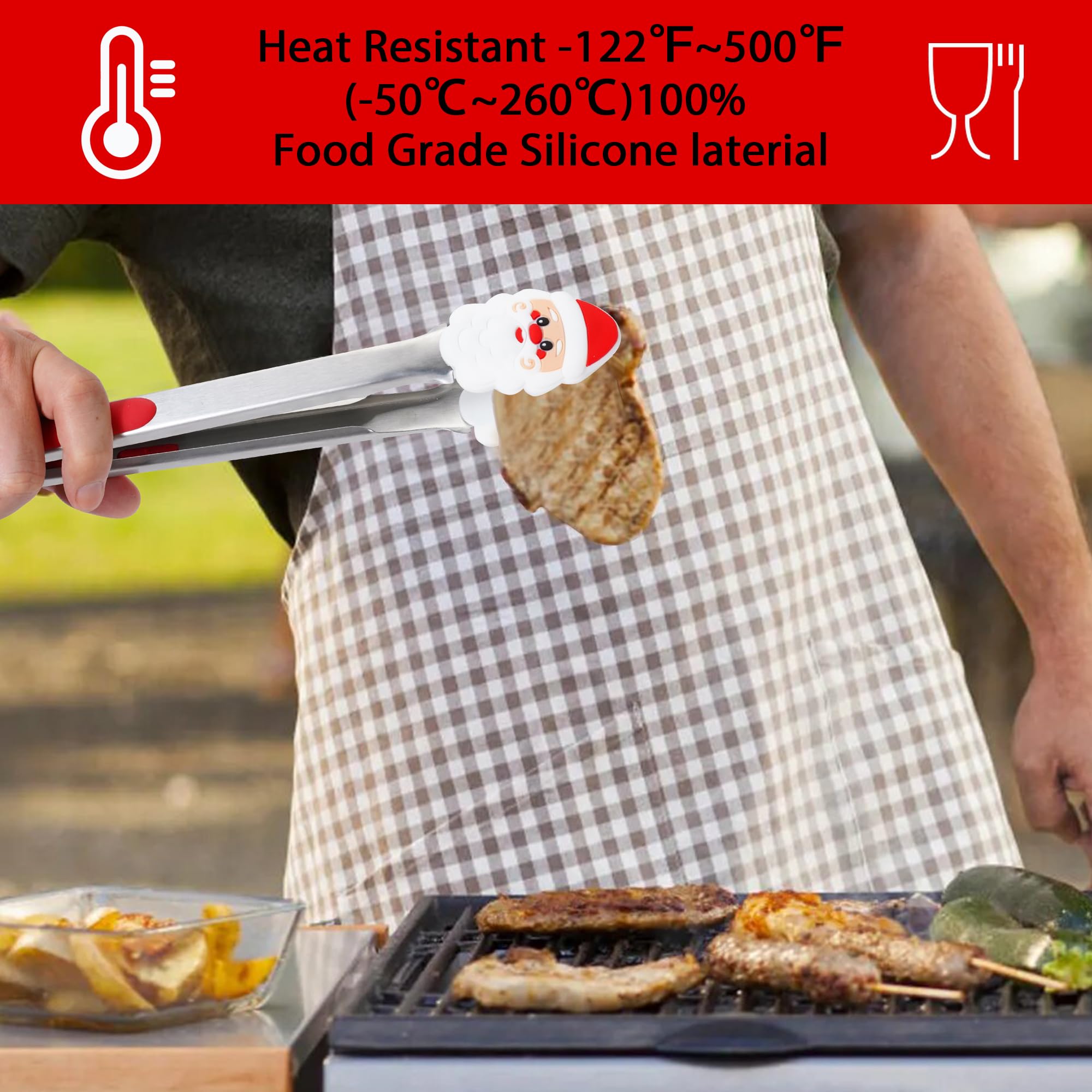 ANDGELOO Kitchen Tongs dishwasher safe for quick post-cook cleanup.