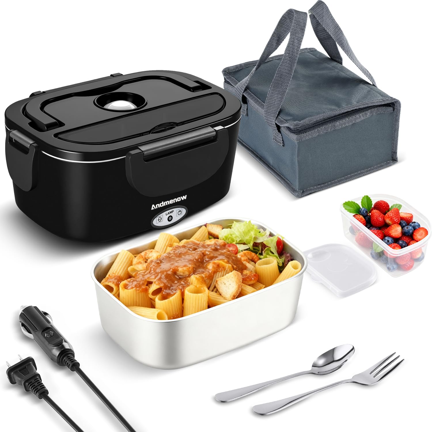 Andmenow 80W fast heating front view for quick meals on the go.