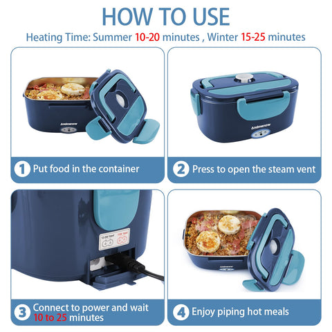 Andmenow office setup shows 110V option for desk-side hot meals.
