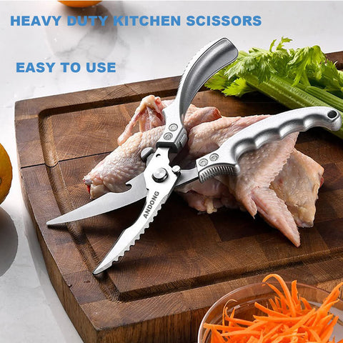 Andong gift set poultry shears with leather sheath, ideal for camping
