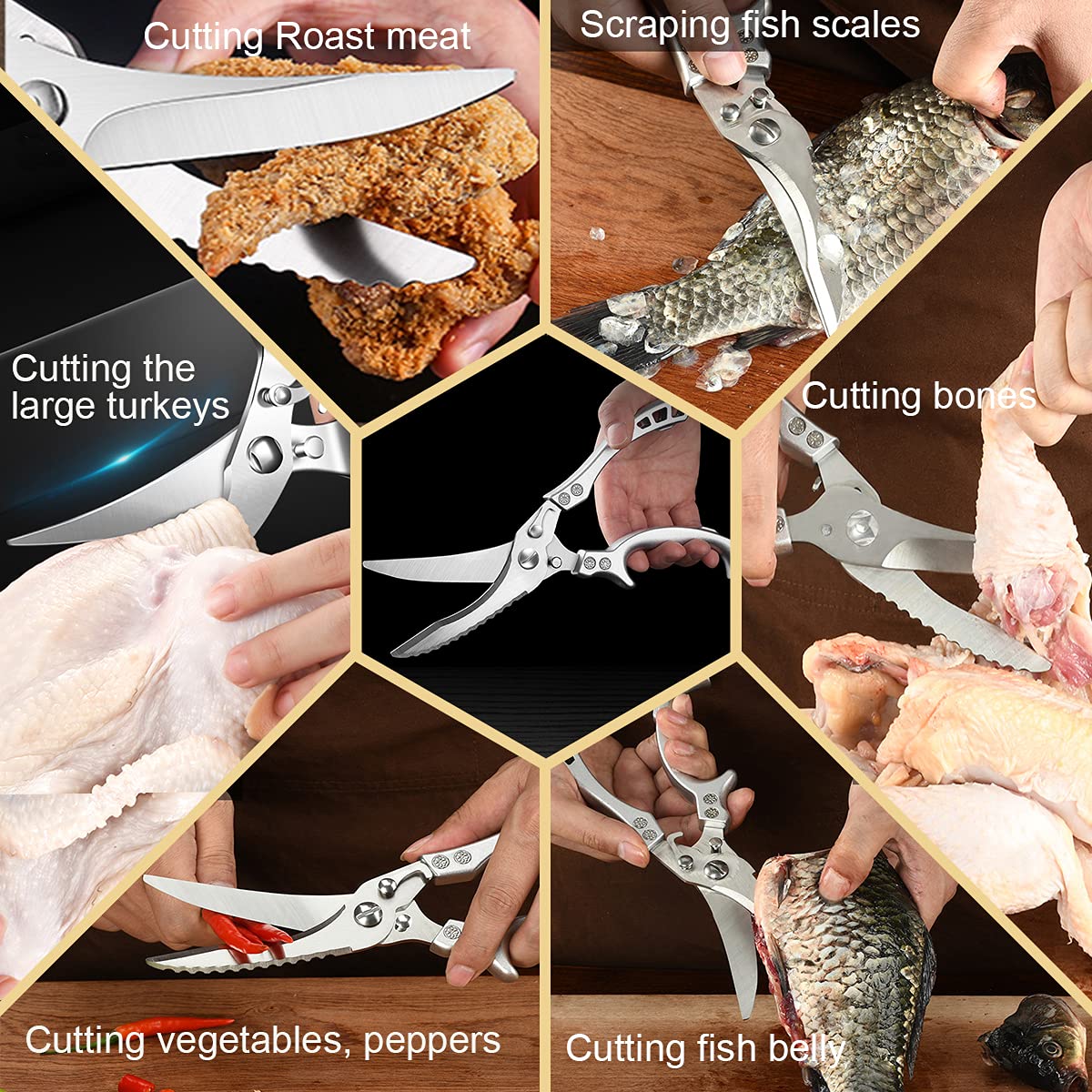 Andong Upgrade set includes cowhide knife cover for safe storage