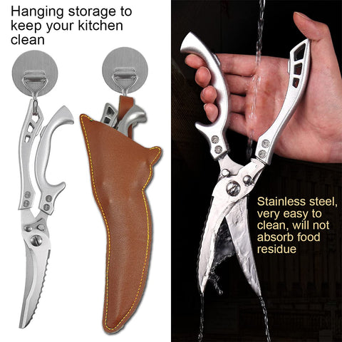 Andong Upgrade scissors cut bones, seafood, and vegetables with precision
