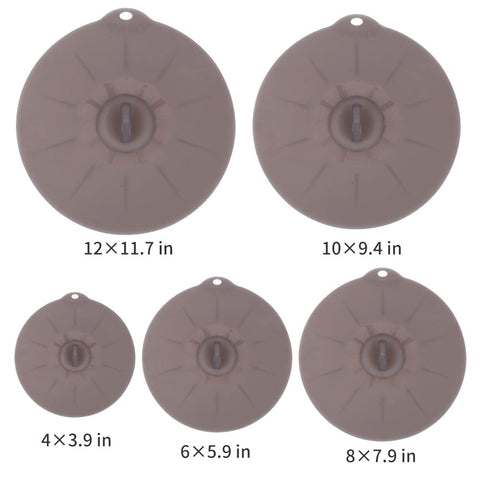 ANDYKEN silicone lids used on stove and oven-safe cookware