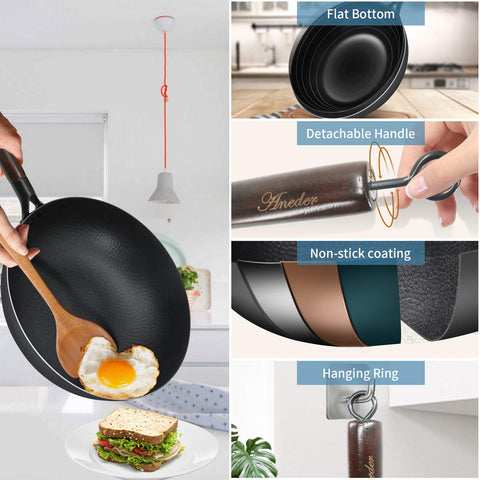 ANEDER glass lid stands for easy storage while sealing flavors during cooking