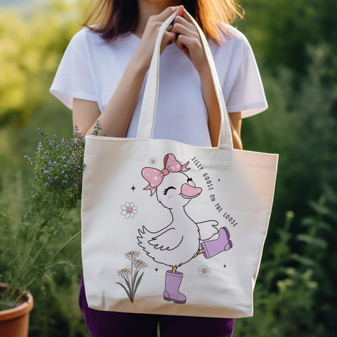 Anellyee tote packed with lunch, groceries, or beach items