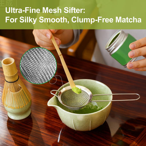 ANFBYOH bamboo scoop chashaku for balanced portions and consistent flavor.