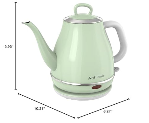 Anfilank one-liter reservoir supports single cups or small batches of tea.