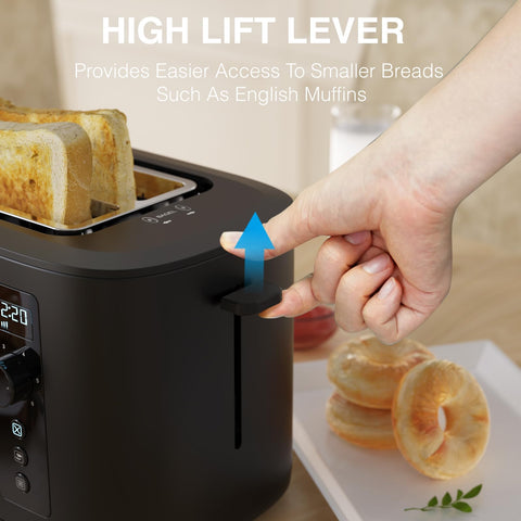Anfilank toaster with removable crumb tray for easy cleaning