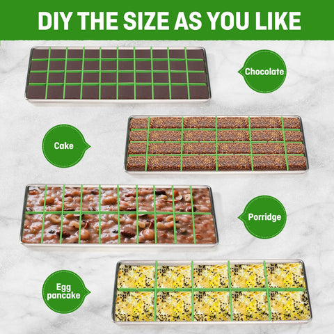 Angadona dishwasher safe dividers simplify cleanup after batch freezing