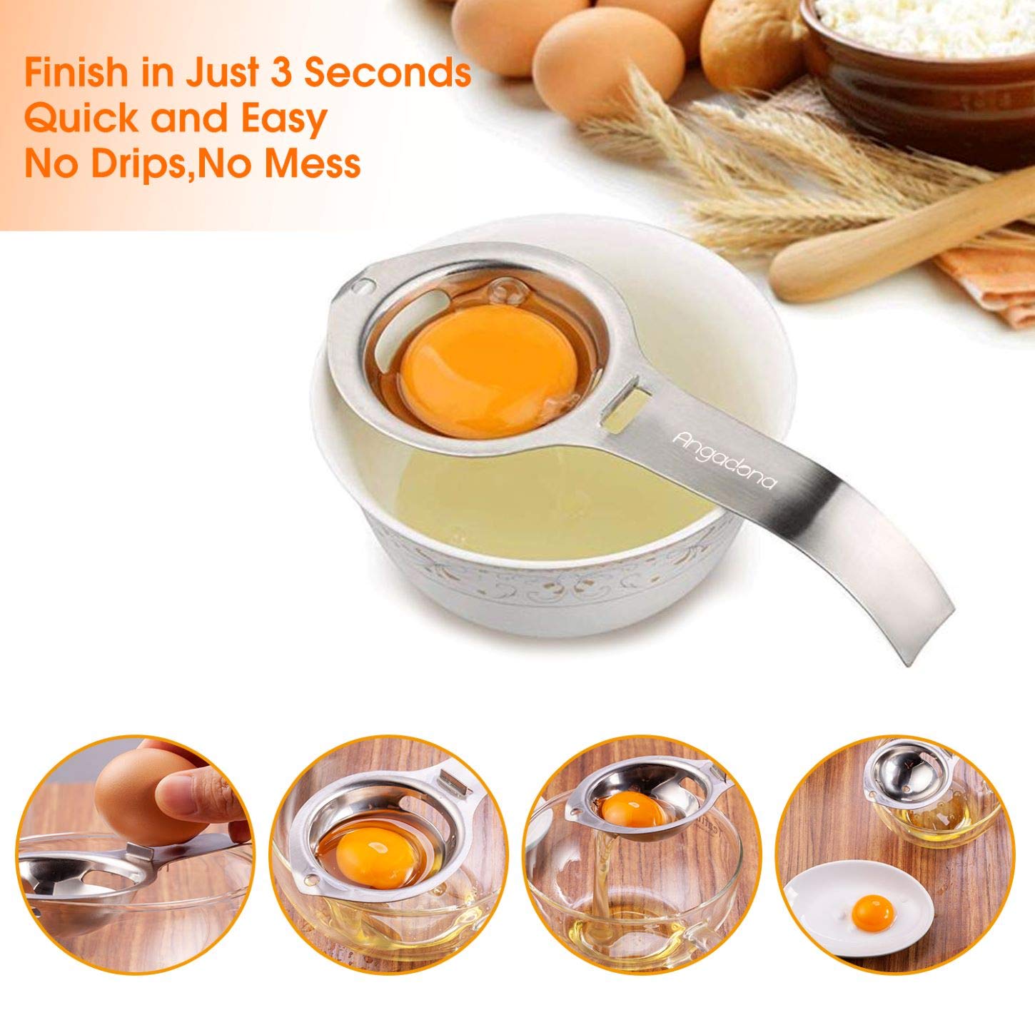 Angadona frosting tips set for versatile cake and macaron designs.