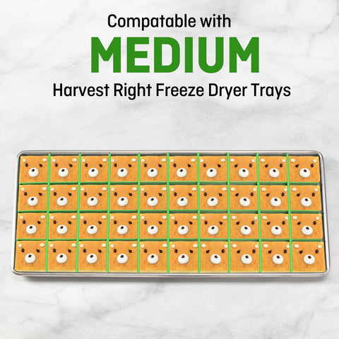 Angadona interlocking grid keeps dividers aligned during freezing