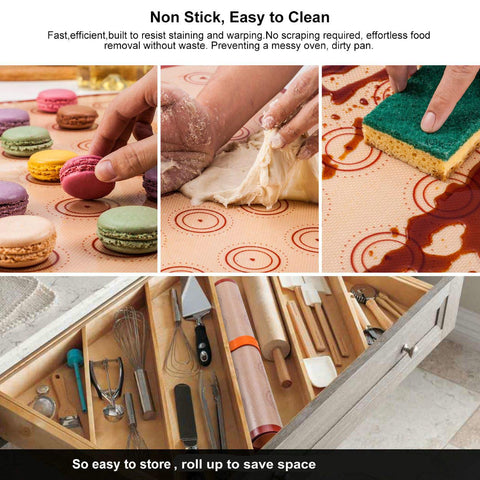 Angadona macaron mat heat resistance up to 480f for even browning