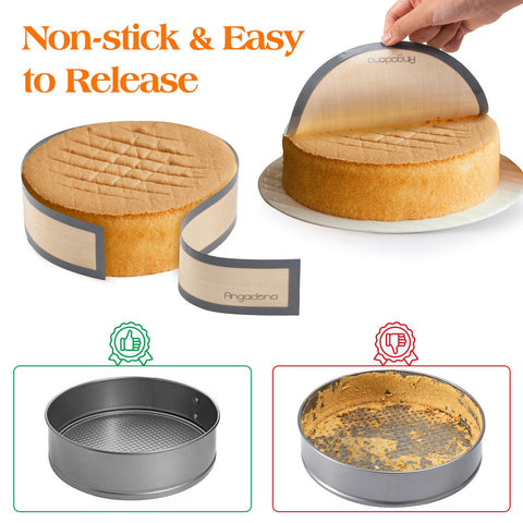 Angadona nonstick release mat provides mess-free lining for effortless cleanups.