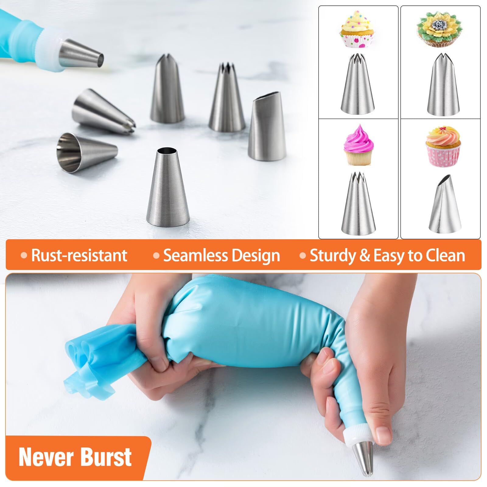 Angadona silicone mats withstand high heat for versatile oven use.