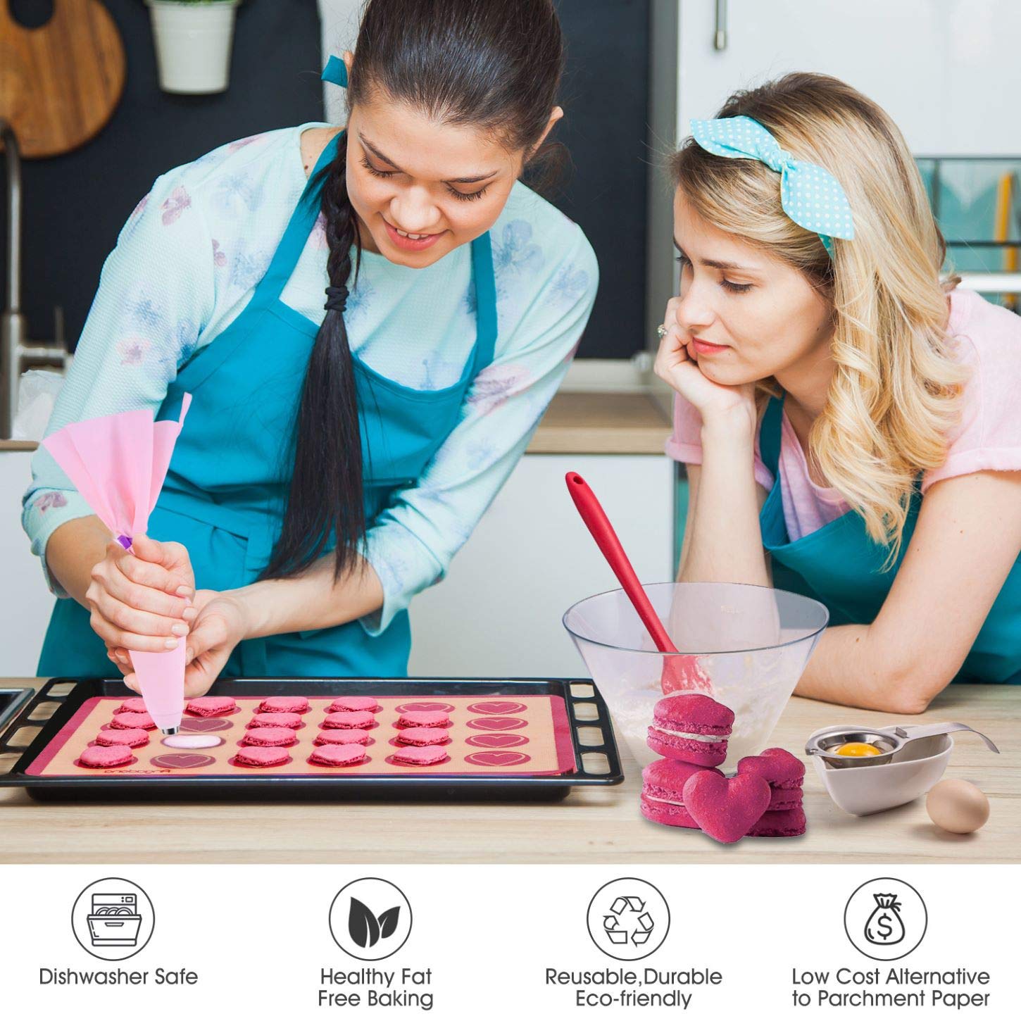Angadona silicone pastry brush for precise, nonstick icing application.
