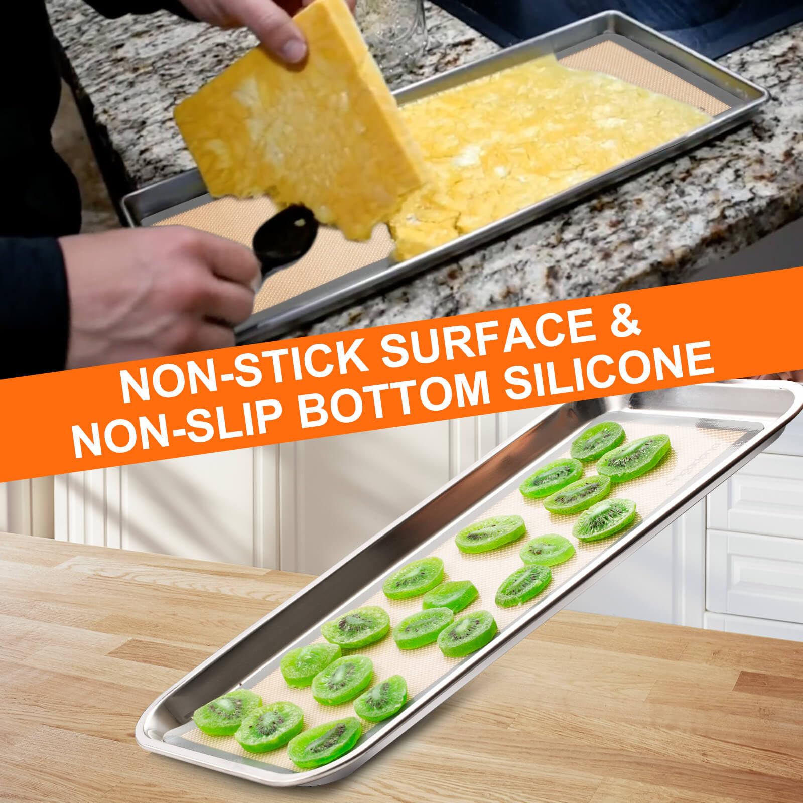 Angadona mat is dishwasher-safe for quick cleanup after freeze-drying sessions.