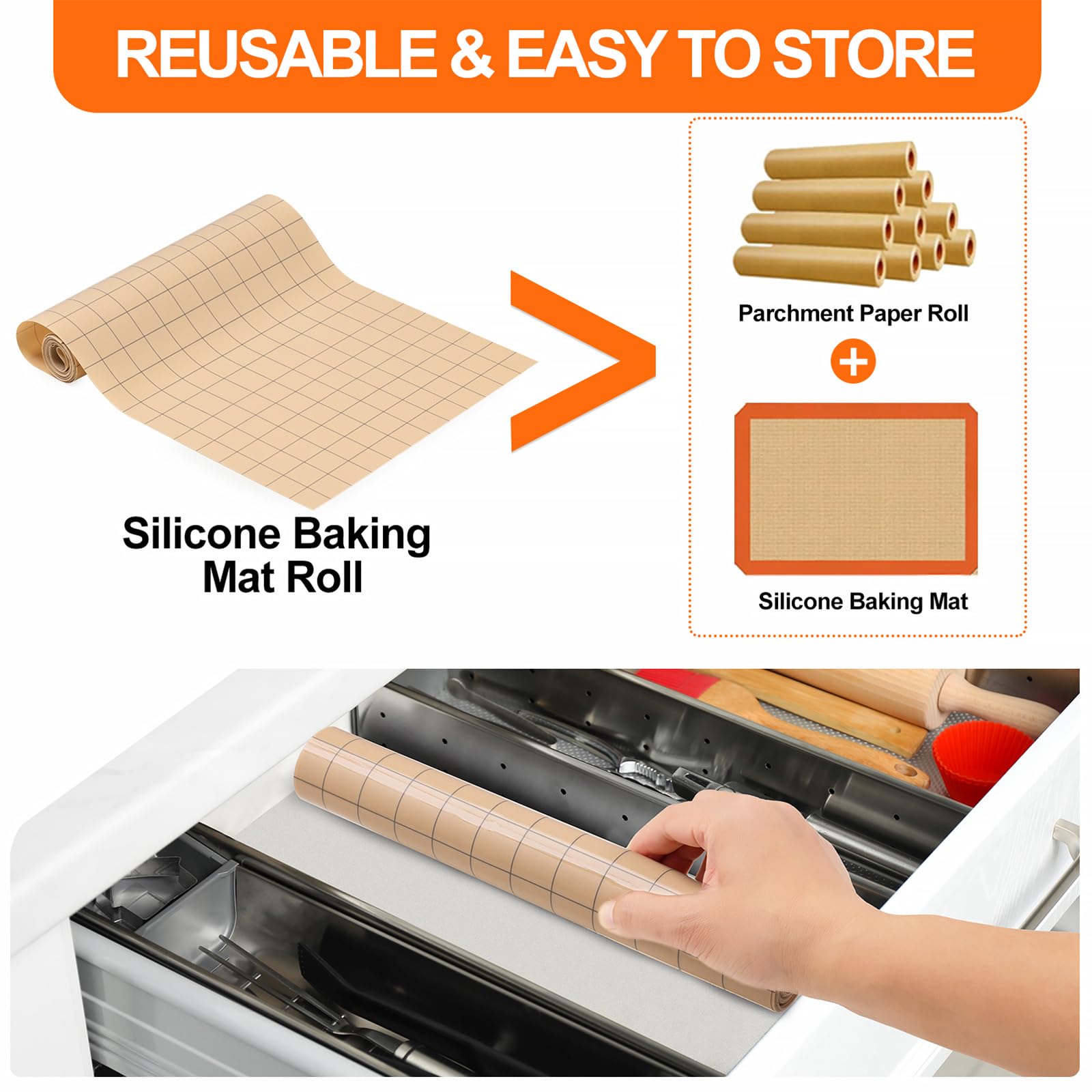 Angadona mat is oven- and freezer-safe for seamless kitchen prep.