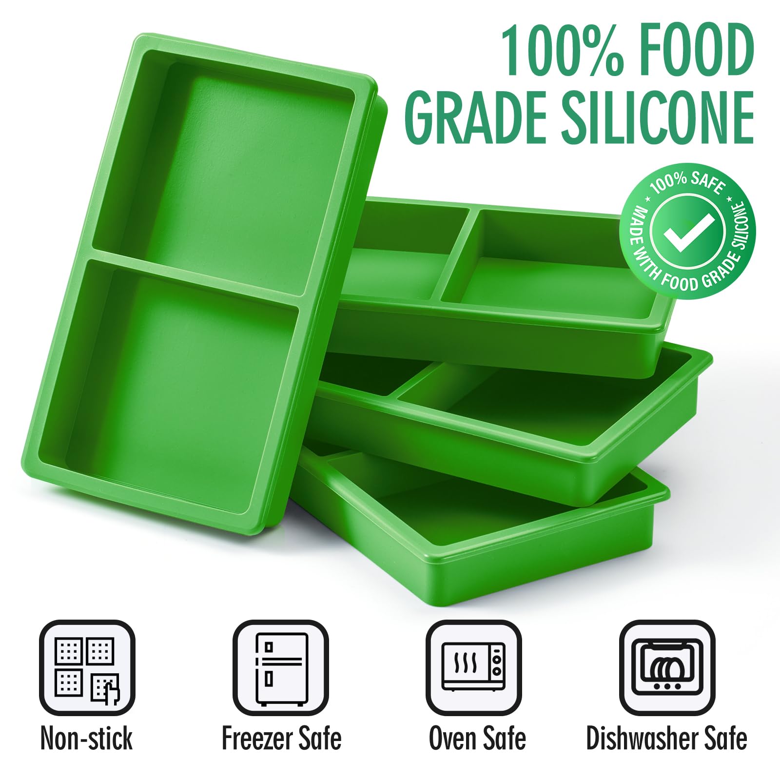 Angadona silicone molds paste tray helps uniform piece sizes after freeze drying.