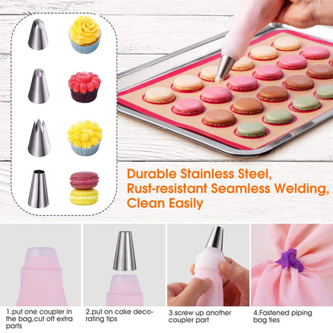 Angadona silicone spatula for smooth mixing and easy release.