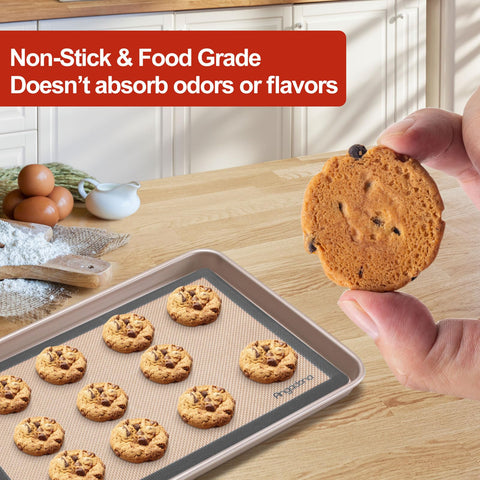 Angadona square baking mat 8-5-by-8-5-inch for uniform dough rolling