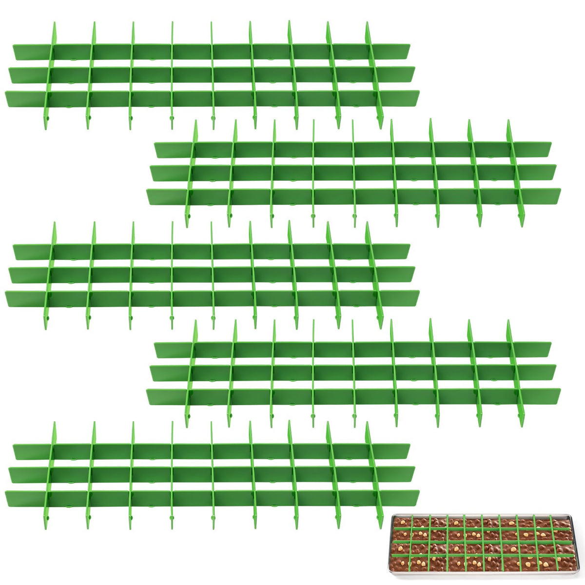 Angadona tray dividers fit Harvest Right medium trays for precise portions