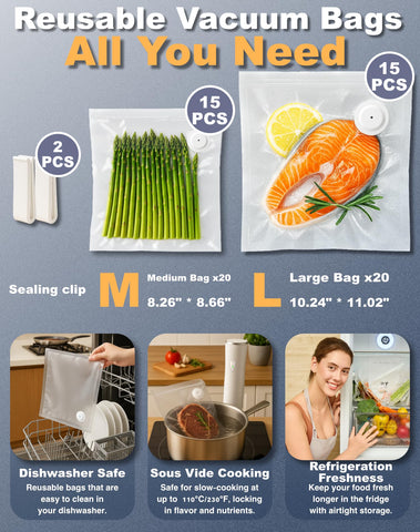 ANGDAOBIA compact sealer in a kitchen setup for meal prep and storage.