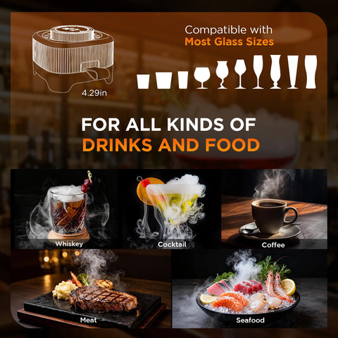 Angryicy smoker kit boosts home bartending with restaurant-like smoked flavors.