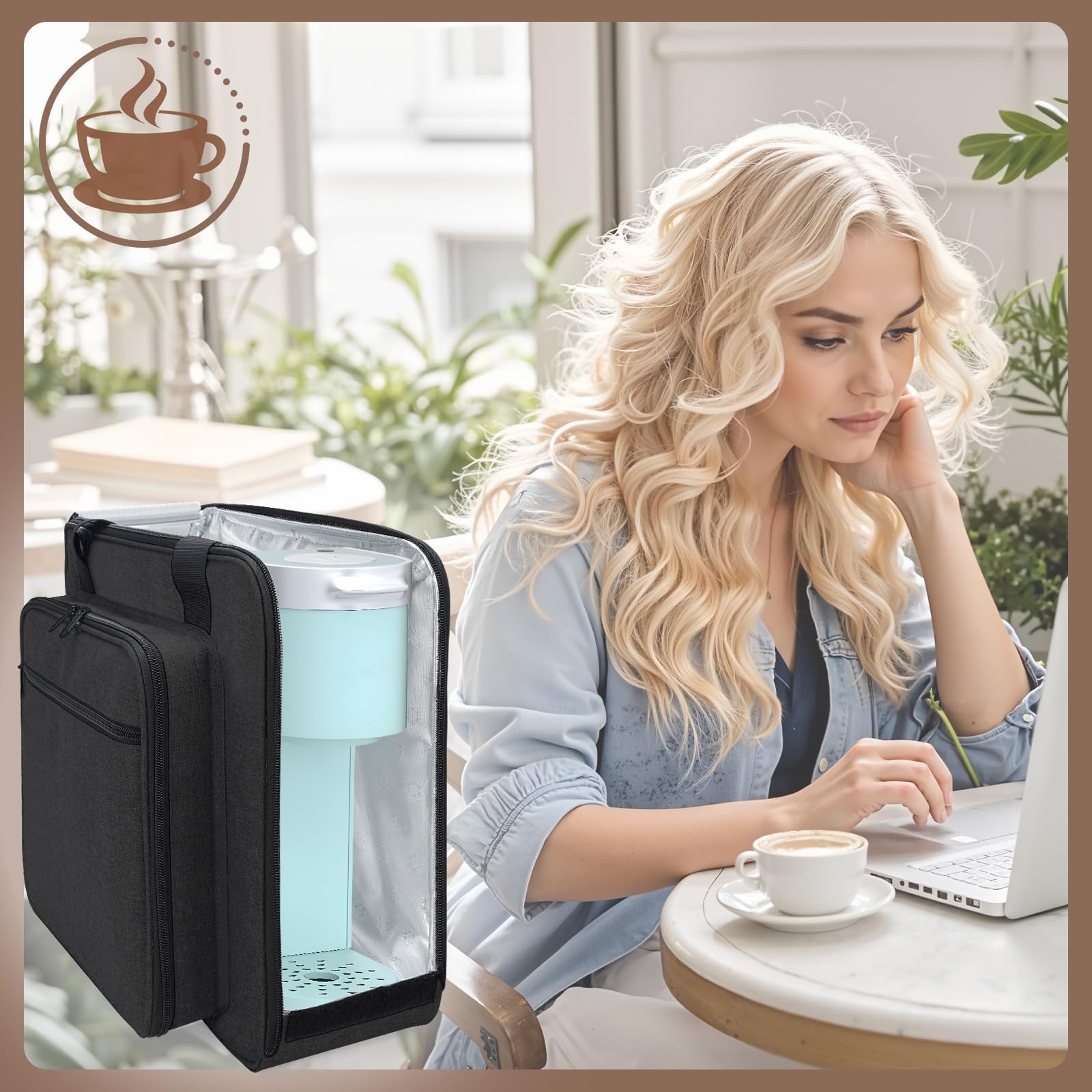 Anitor back mesh pocket helps organize and breathe during travel