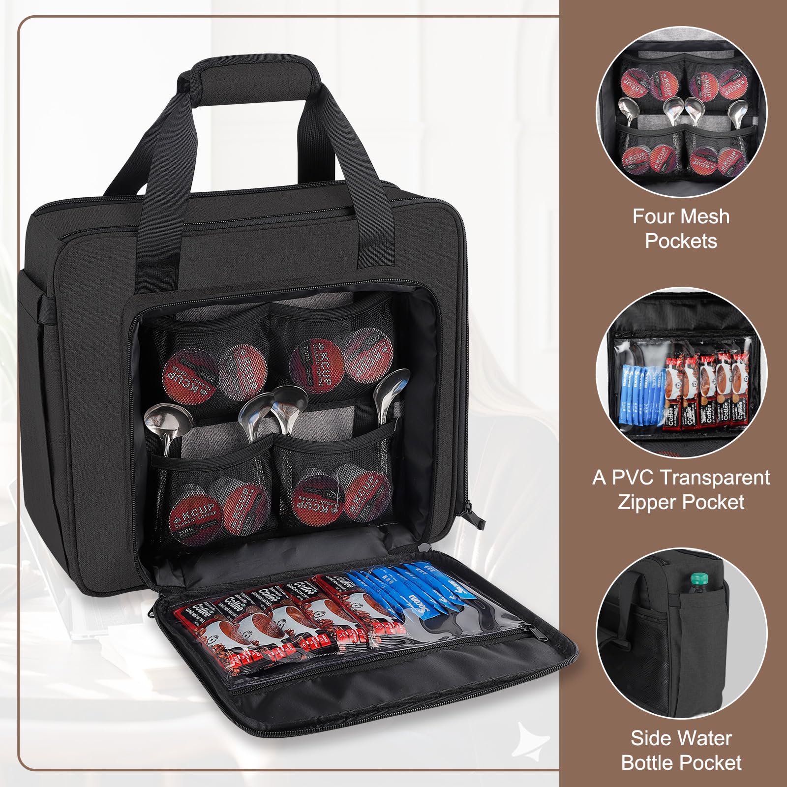 Anitor padded shoulder strap enhances comfort while carrying your brewer