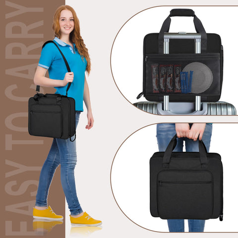 Anitor front zipper pouch stores pods and accessories for quick access