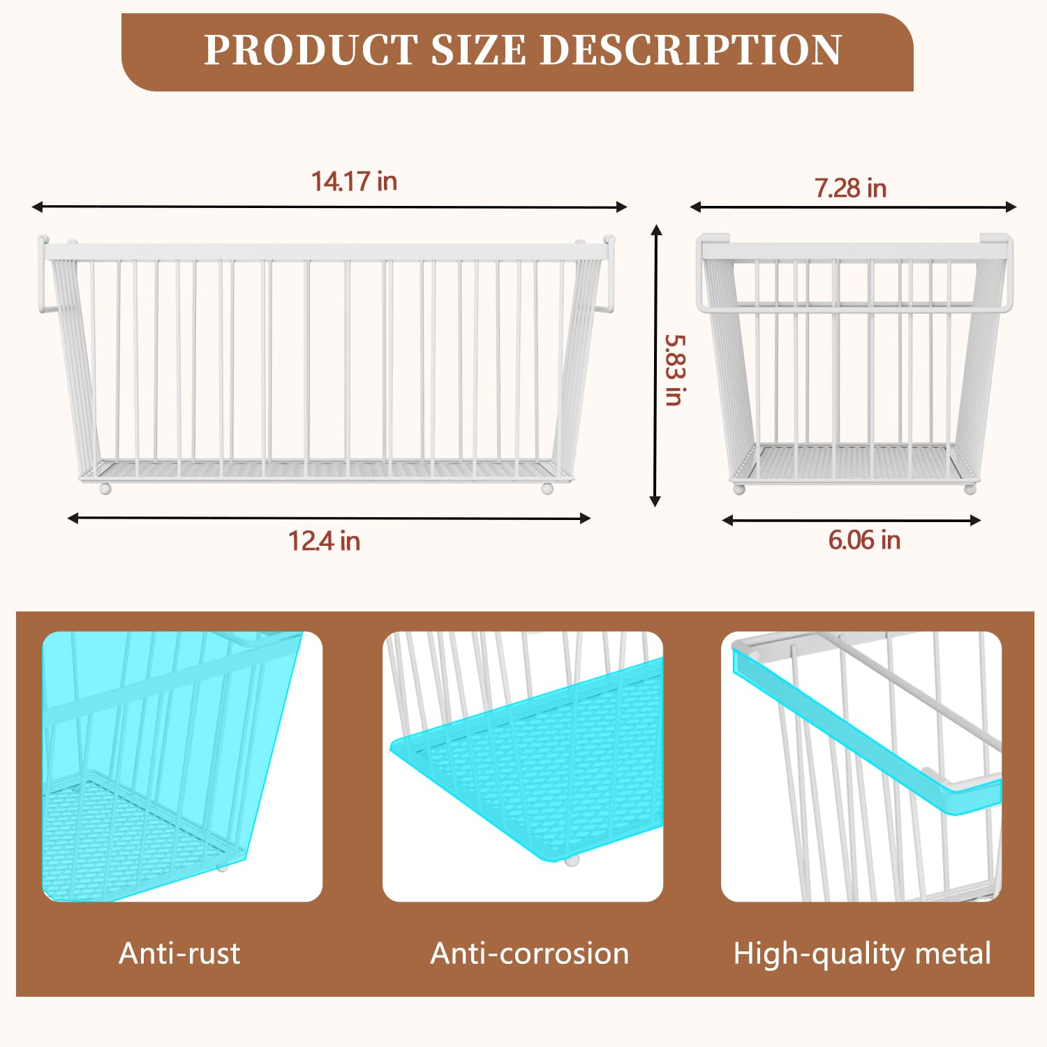 ANJUBAN bottom mesh design with anti-slip beads improves stability.