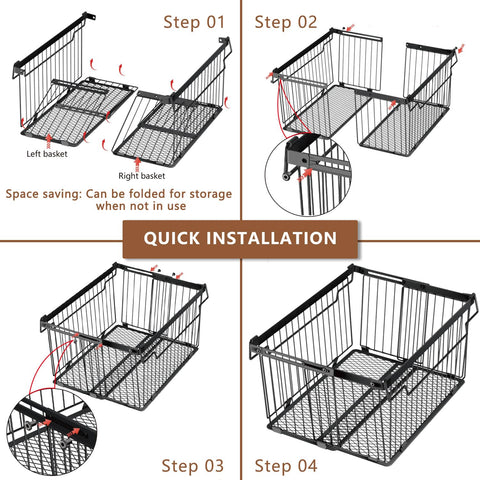 ANJUBAN storage in cabinet demonstrates versatile home organization.