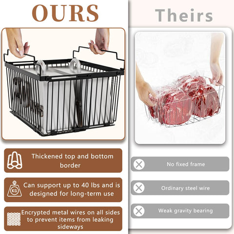 ANJUBAN thick-frame side view emphasizes durable, deformation-resistant storage.