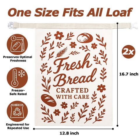ANKEWY beeswax bread bags promote zero-waste lifestyle over plastic.