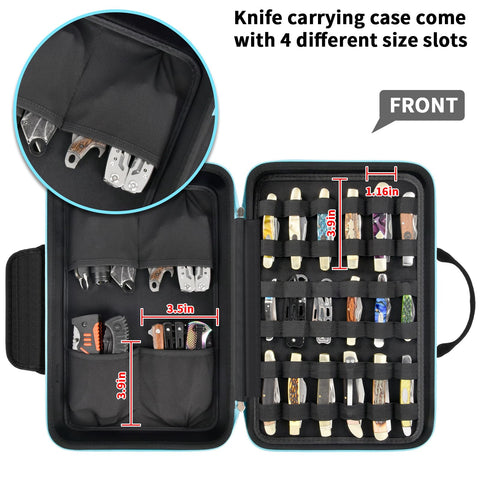 ANKHOH butterfly knife storage bag keeping fly blades secure and ready