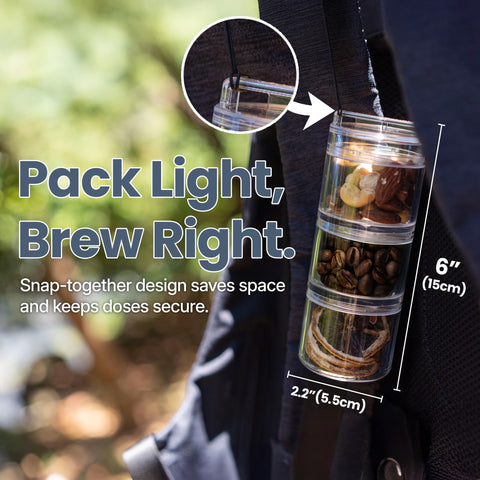 ANKOMN QuarterSeal X7 UV protection shields beans from light during travel.