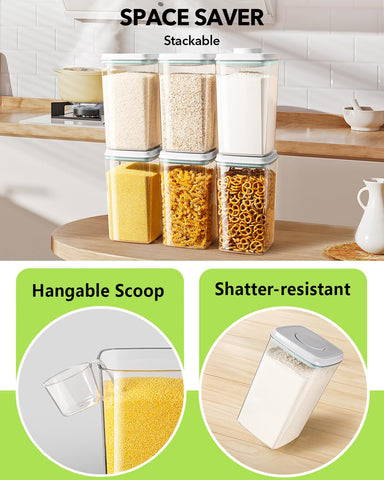 Ankou 130ml scoop integrated aids precise measuring for baking.