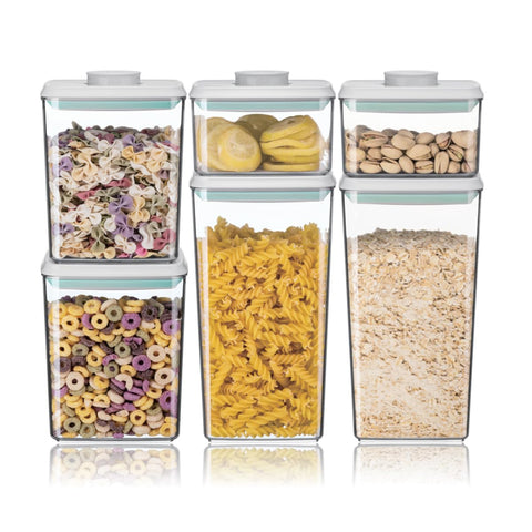 Ankou 0.5qt airtight container stackable front for organized pantry storage