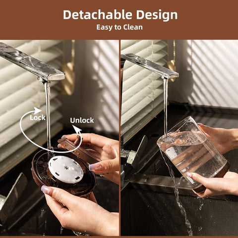 Ankou stackable glass containers saving space in the kitchen.