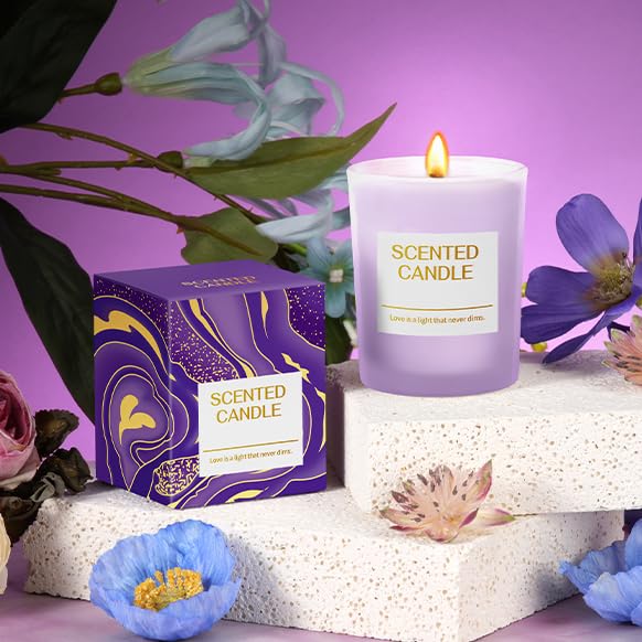 ANLEMIN lavender gift card adds a thoughtful personal touch
