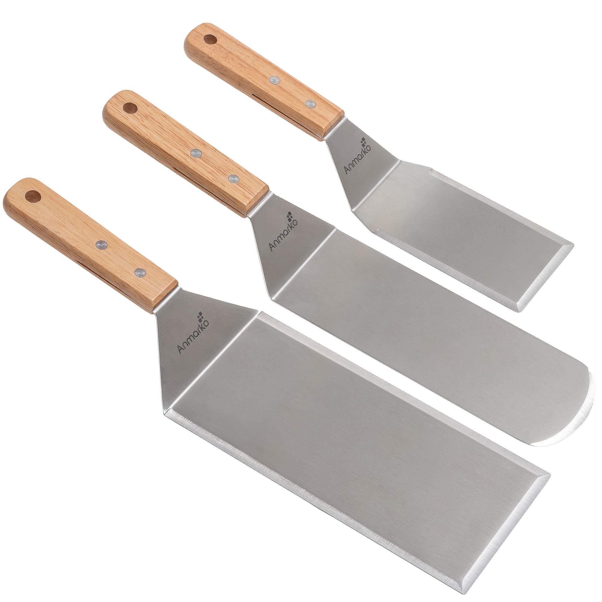 Anmarko pancake flipper spatula for easy, even flipping on hot griddles.