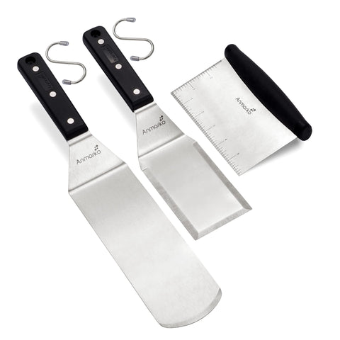 Anmarko pancake flipper spatula with wide surface for easy flipping