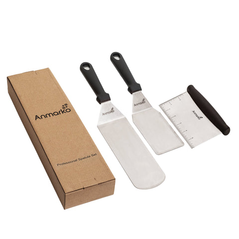 Anmarko spatula burger spatula helps flip burgers evenly on grills