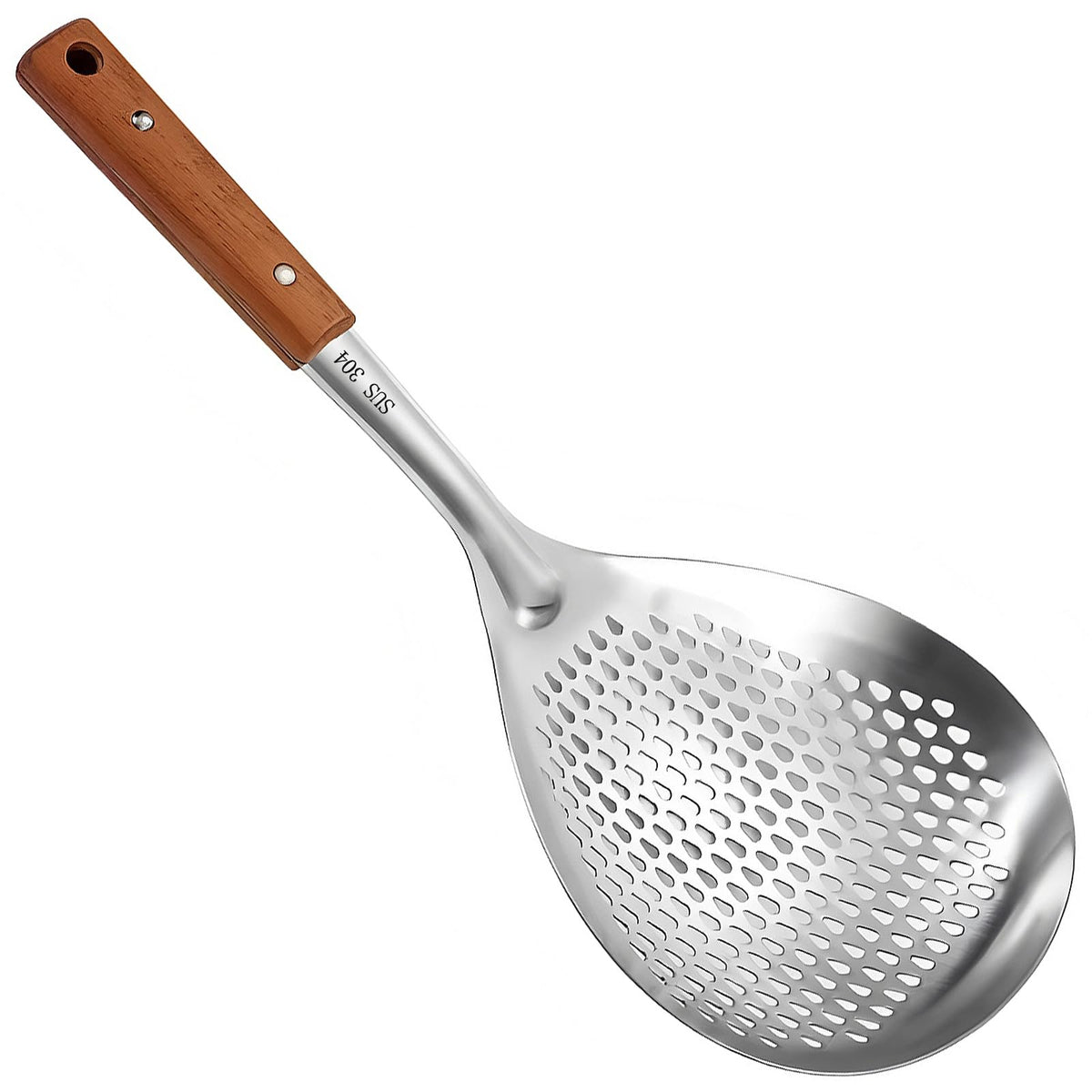 ANMIO stainless steel colander for pasta drainage with ultra-fine mesh
