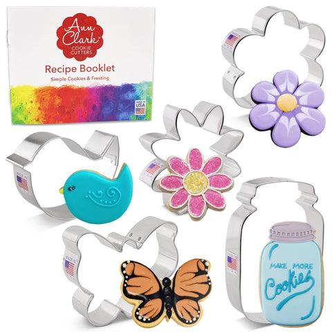 Ann Clark Flower Garden bird cutter creates charming bird-shaped cookies