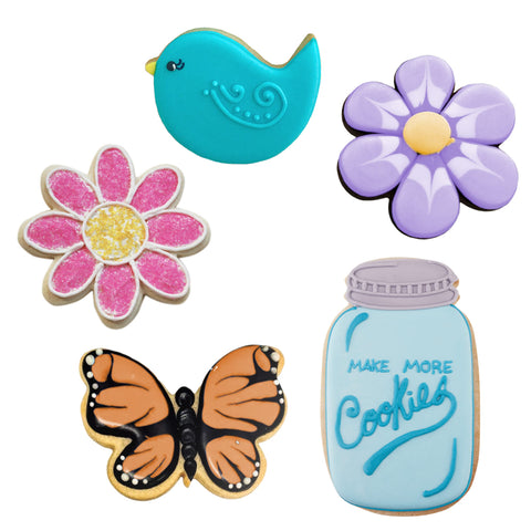 Ann Clark Flower Garden flower cutter yields classic flower cookies