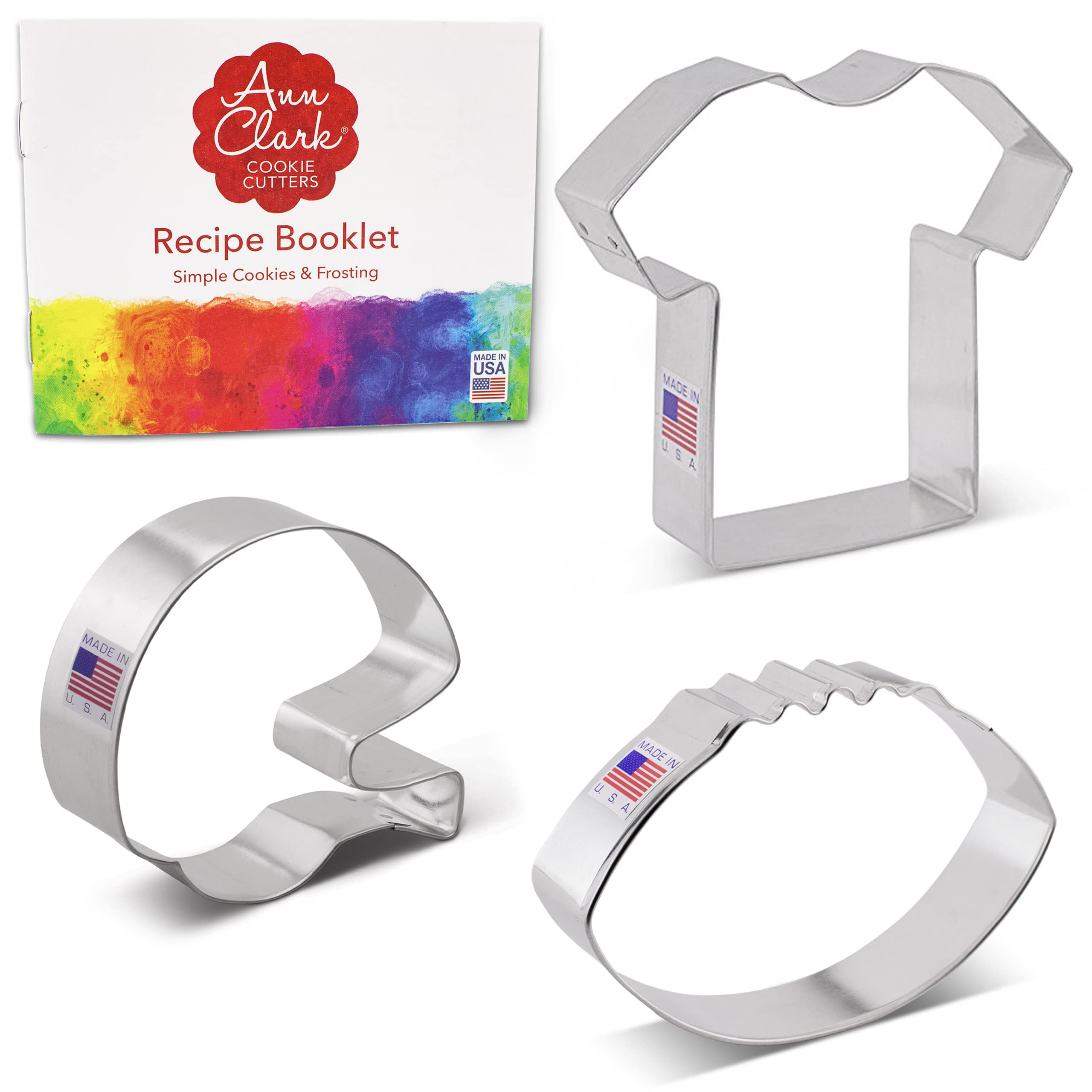 Ann Clark football cookie cutters for baking and gifting