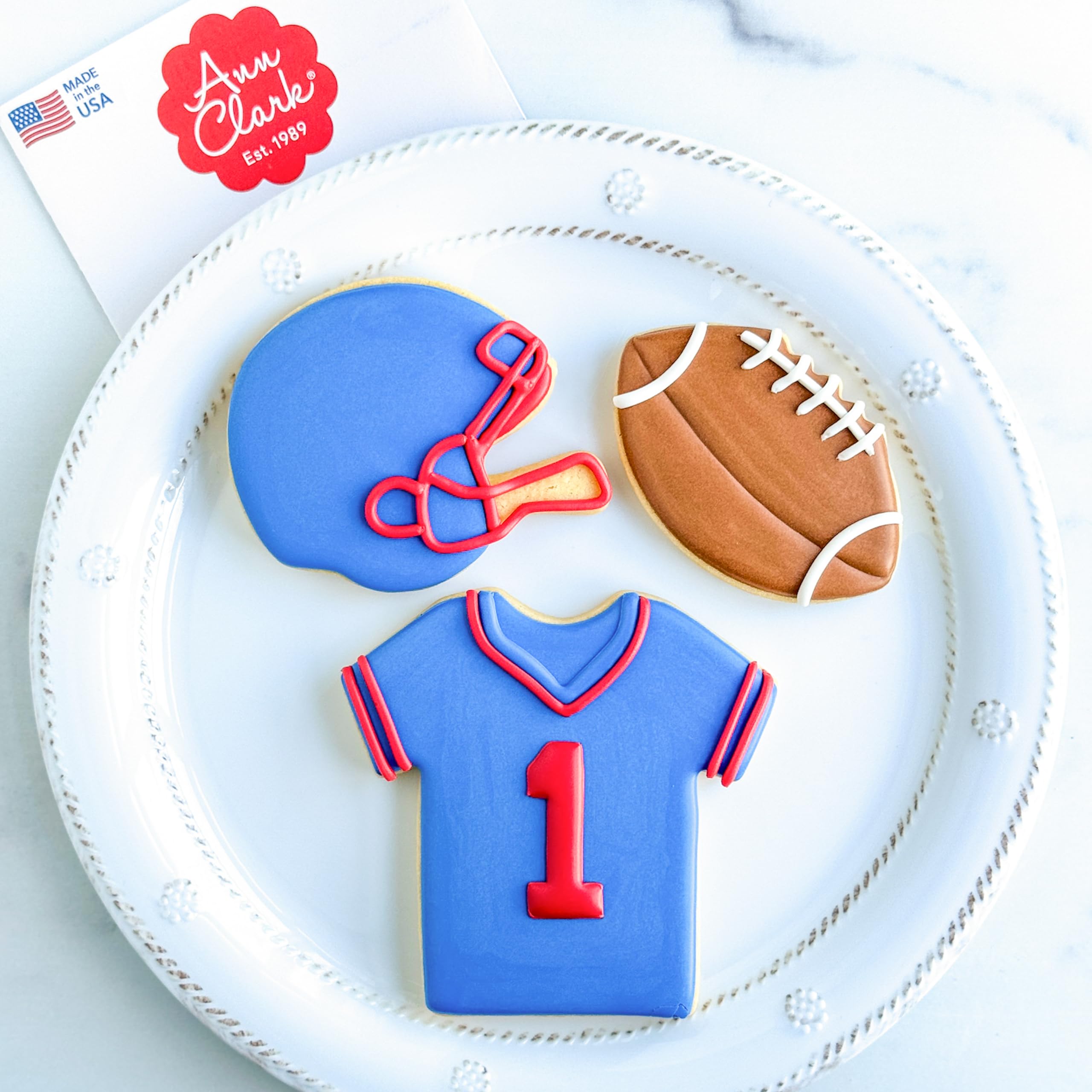 Ann Clark football helmet shape cutter for themed treats
