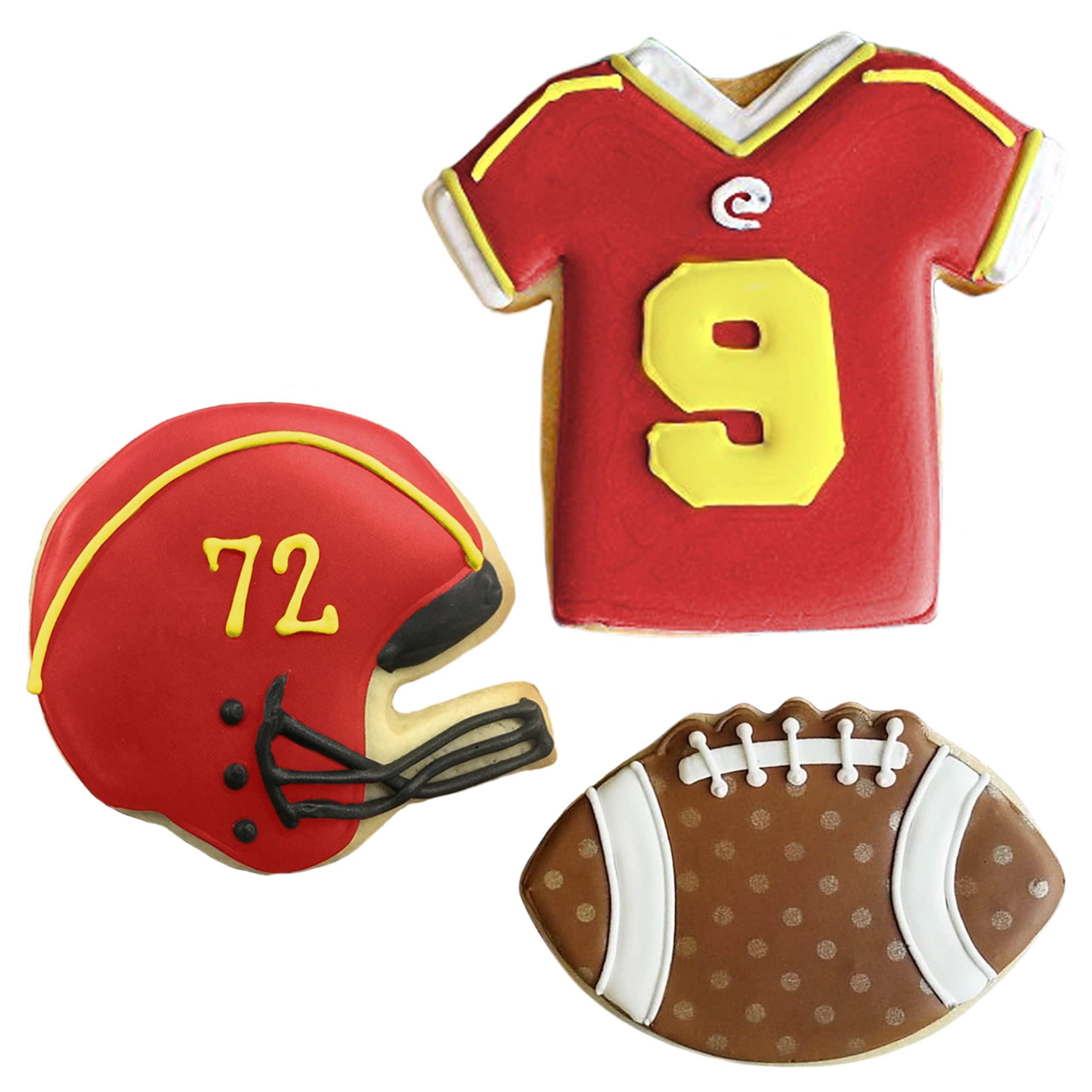 Ann Clark football jersey cutter for sports-inspired pastries