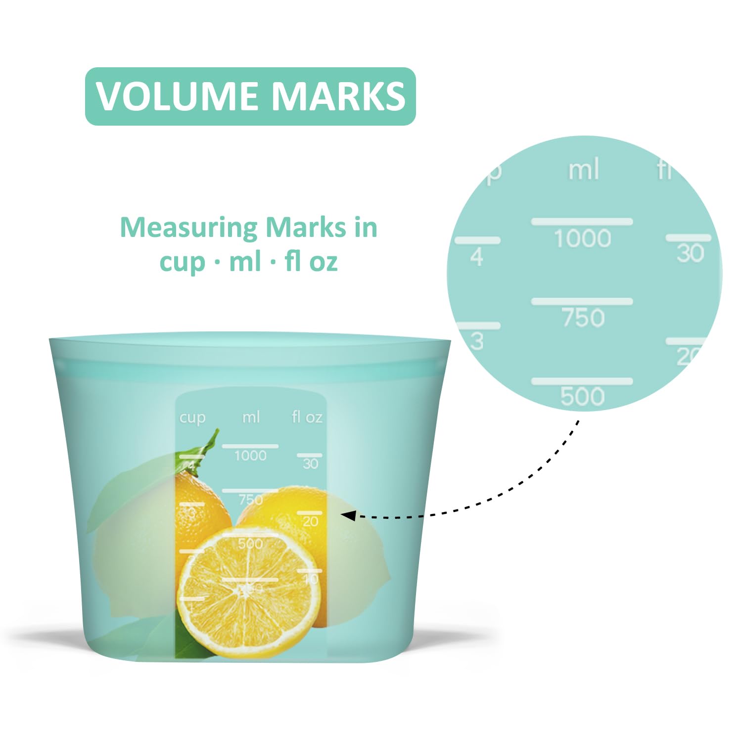 Annaklin multi-use silicone bags suitable for marinating, storing, and snacks.